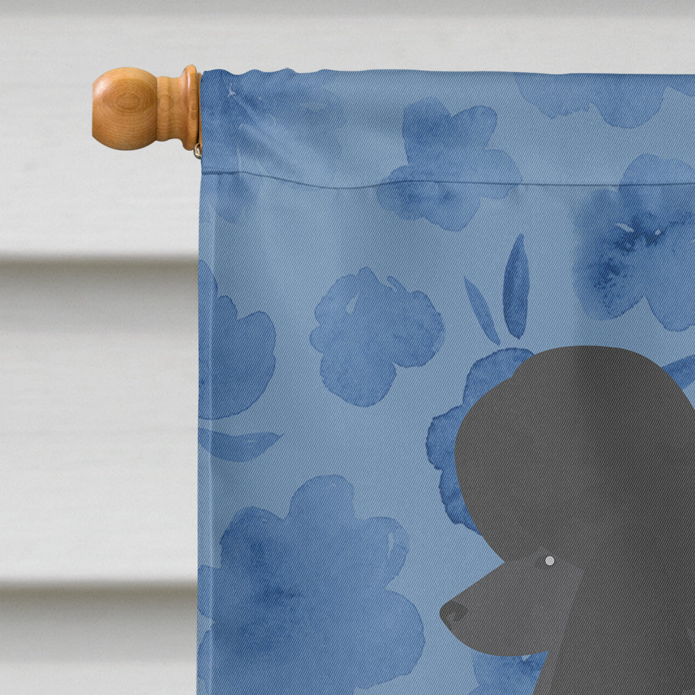 Standard Poodle Welcome House Flag 28x40 Porch Sleeve Pole Decorative Outside Yard Banner Artwork Wall Hanging, Polyester