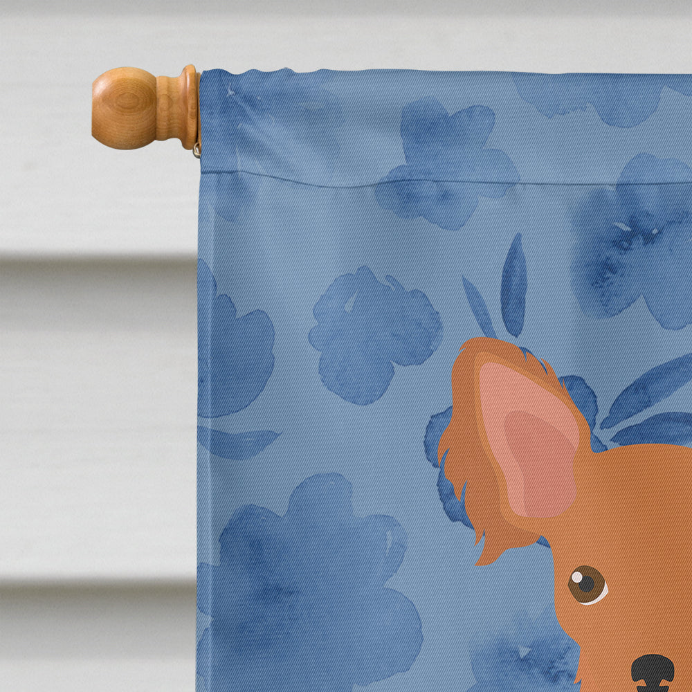 Russian Tor Terrier #2 Welcome House Flag 28x40 Porch Sleeve Pole Decorative Outside Yard Banner Artwork Wall Hanging, Polyester