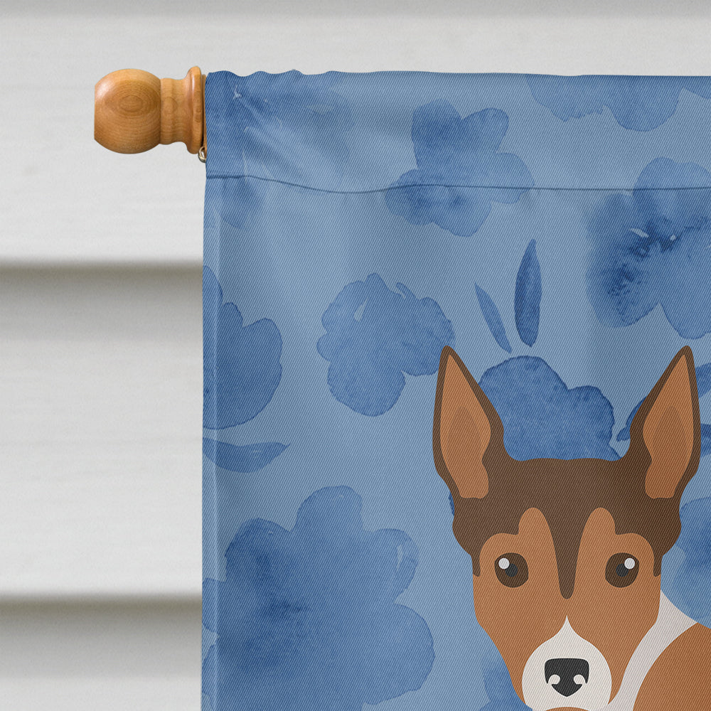 Tenterfield Terrier Welcome House Flag 28x40 Porch Sleeve Pole Decorative Outside Yard Banner Artwork Wall Hanging, Polyester