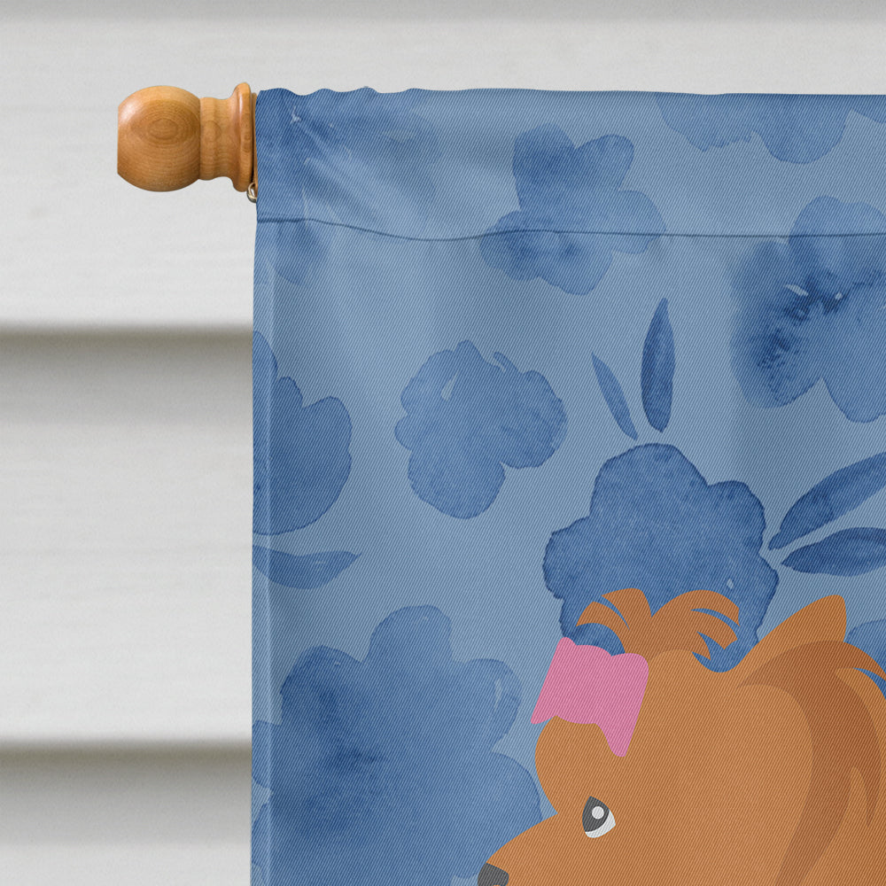 Yorkshire Terrier #1 Welcome House Flag 28x40 Porch Sleeve Pole Decorative Outside Yard Banner Artwork Wall Hanging, Polyester