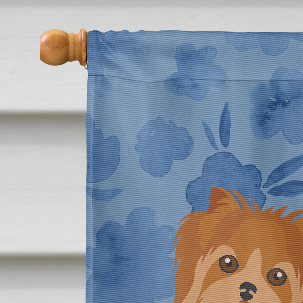 Yorkshire Terrier #2 Welcome House Flag 28x40 Porch Sleeve Pole Decorative Outside Yard Banner Artwork Wall Hanging, Polyester