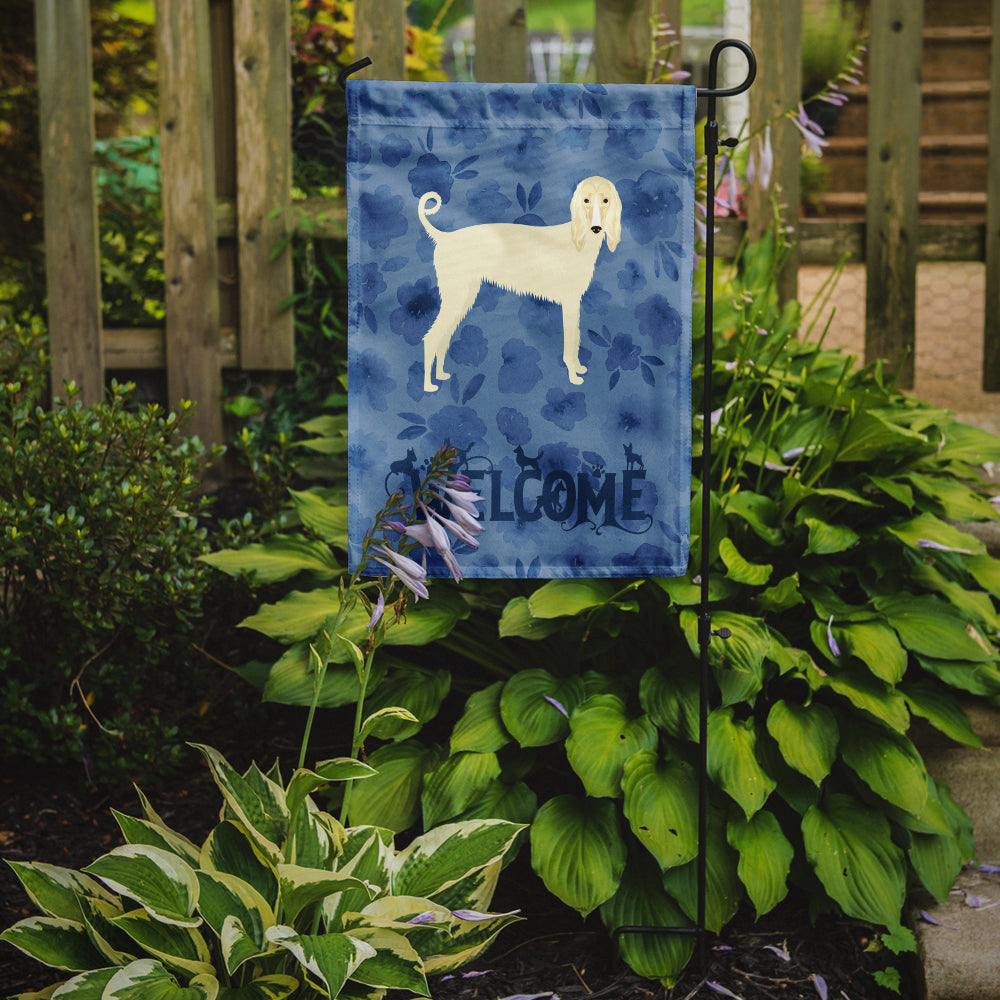 Afghan Hound Welcome Garden Flag Mailbox Decorative Yard Banner Outside Patio Artwork for Flower Beds, Garden Size, Multicolor