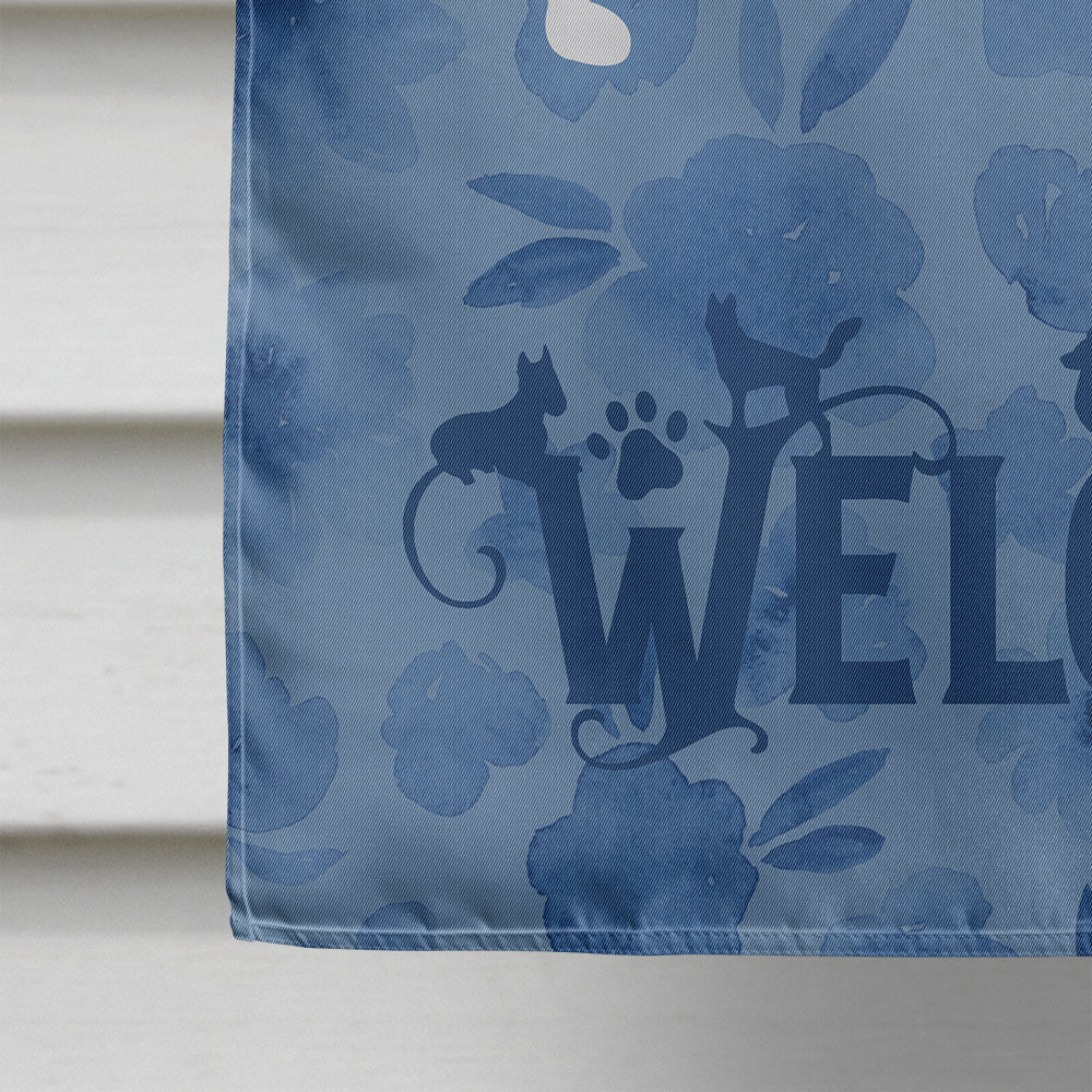 Boxer Welcome House Flag 28x40 Porch Sleeve Pole Decorative Outside Yard Banner Artwork Wall Hanging, Polyester