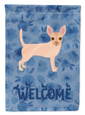 Chihuahua #1 Welcome House Flag 28x40 Porch Sleeve Pole Decorative Outside Yard Banner Artwork Wall Hanging, Polyester