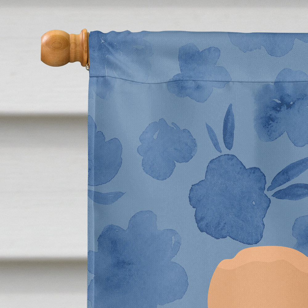 Chow Chow Welcome House Flag 28x40 Porch Sleeve Pole Decorative Outside Yard Banner Artwork Wall Hanging, Polyester