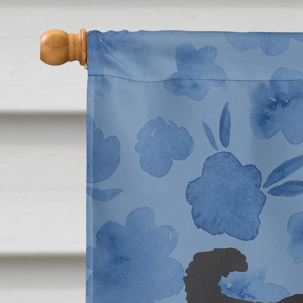 Labradoodle Welcome House Flag 28x40 Porch Sleeve Pole Decorative Outside Yard Banner Artwork Wall Hanging, Polyester