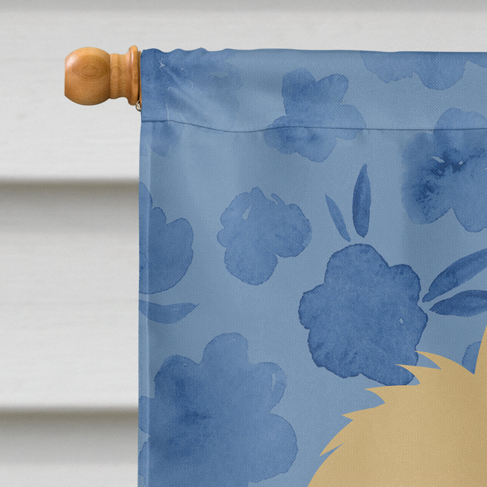 Pekingese Welcome House Flag 28x40 Porch Sleeve Pole Decorative Outside Yard Banner Artwork Wall Hanging, Polyester