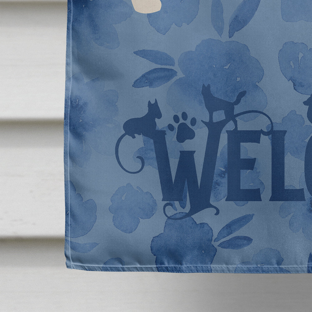 Pug #1 Welcome House Flag 28x40 Porch Sleeve Pole Decorative Outside Yard Banner Artwork Wall Hanging, Polyester
