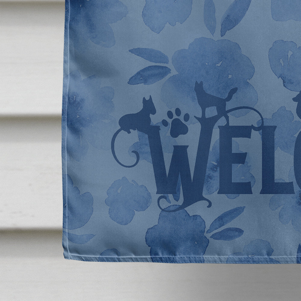 Shih Tzu #1 Welcome House Flag 28x40 Porch Sleeve Pole Decorative Outside Yard Banner Artwork Wall Hanging, Polyester