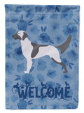 English Setter Welcome House Flag 28x40 Porch Sleeve Pole Decorative Outside Yard Banner Artwork Wall Hanging, Polyester