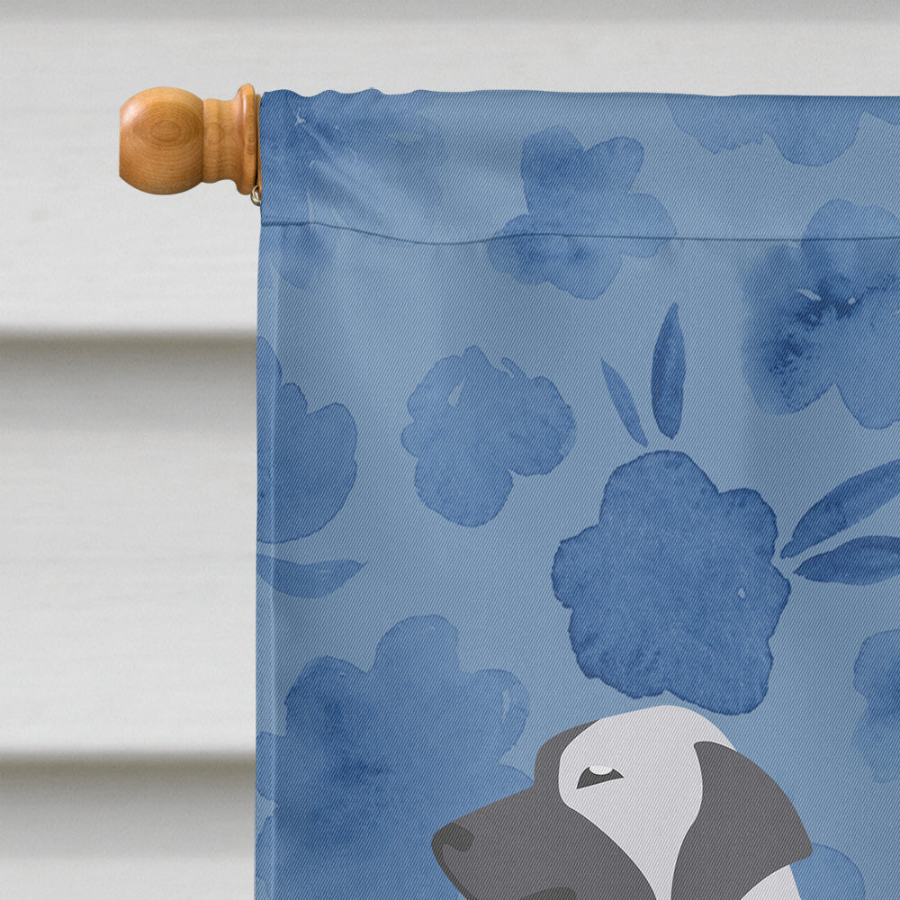 English Setter Welcome House Flag 28x40 Porch Sleeve Pole Decorative Outside Yard Banner Artwork Wall Hanging, Polyester