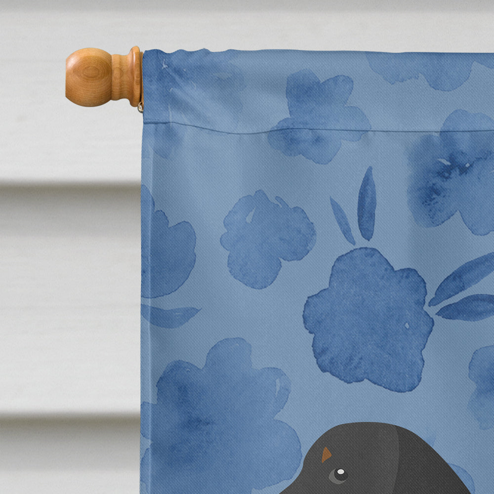 Dachshund Welcome House Flag 28x40 Porch Sleeve Pole Decorative Outside Yard Banner Artwork Wall Hanging, Polyester