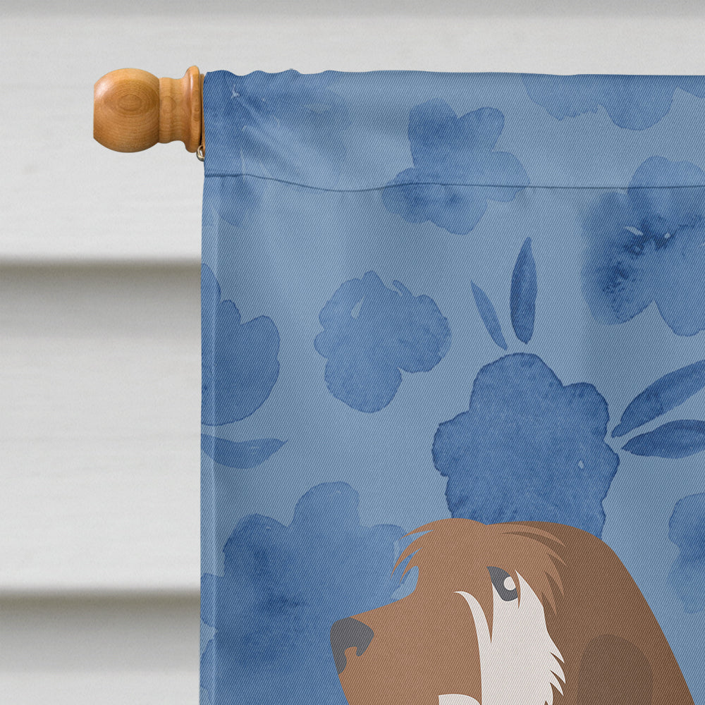 Grand Basset Griffon Vendeen Welcome House Flag 28x40 Porch Sleeve Pole Decorative Outside Yard Banner Artwork Wall Hanging, Polyester