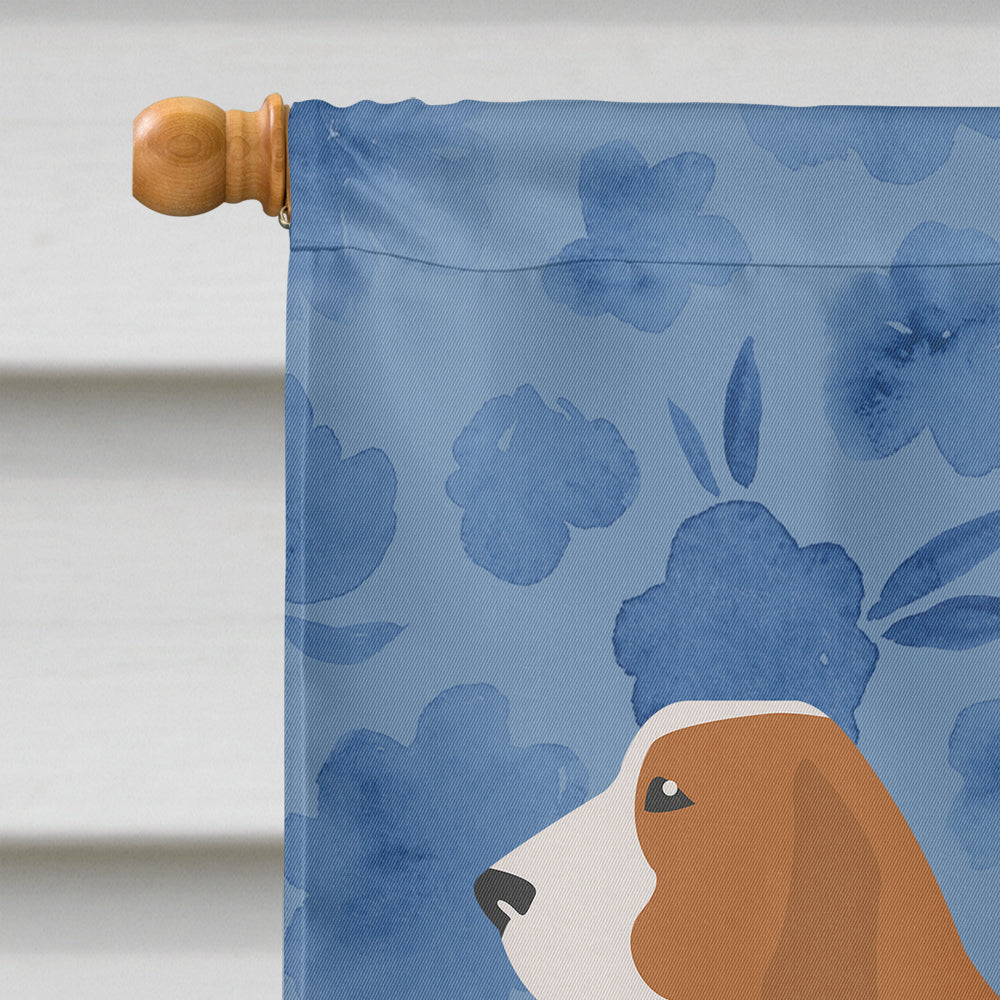 Spanish Hound Welcome House Flag 28x40 Porch Sleeve Pole Decorative Outside Yard Banner Artwork Wall Hanging, Polyester