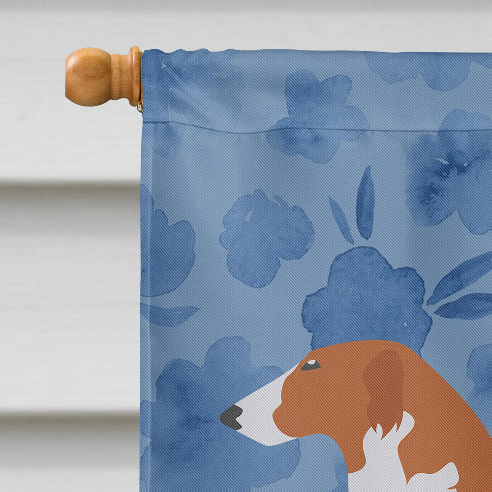 Borzoi Russian Greyhound Welcome House Flag 28x40 Porch Sleeve Pole Decorative Outside Yard Banner Artwork Wall Hanging, Polyester