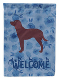 American Water Spaniel Welcome House Flag 28x40 Porch Sleeve Pole Decorative Outside Yard Banner Artwork Wall Hanging, Polyester