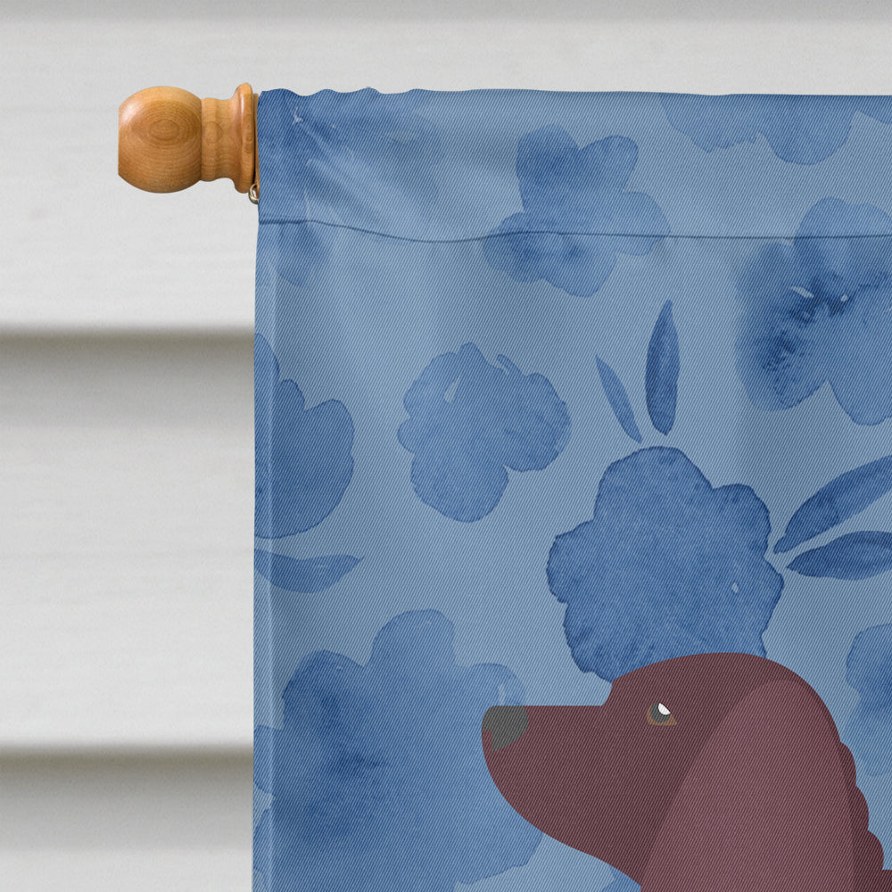 American Water Spaniel Welcome House Flag 28x40 Porch Sleeve Pole Decorative Outside Yard Banner Artwork Wall Hanging, Polyester