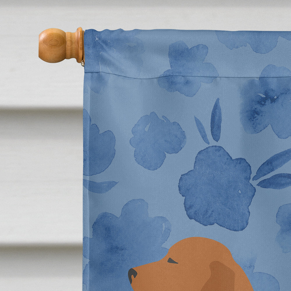Golden Retriever Welcome House Flag 28x40 Porch Sleeve Pole Decorative Outside Yard Banner Artwork Wall Hanging, Polyester
