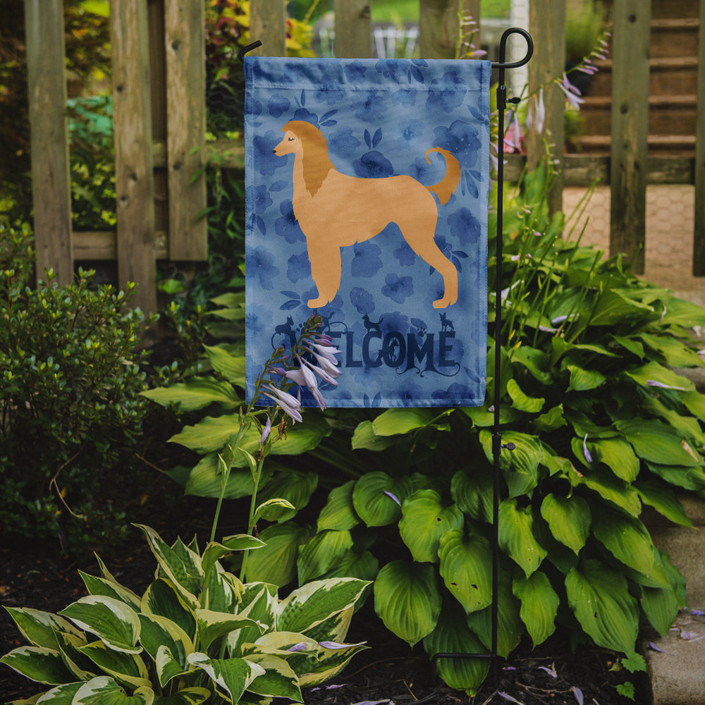 Afghan Hound Welcome Garden Flag Mailbox Decorative Yard Banner Outside Patio Artwork for Flower Beds, Garden Size, Multicolor