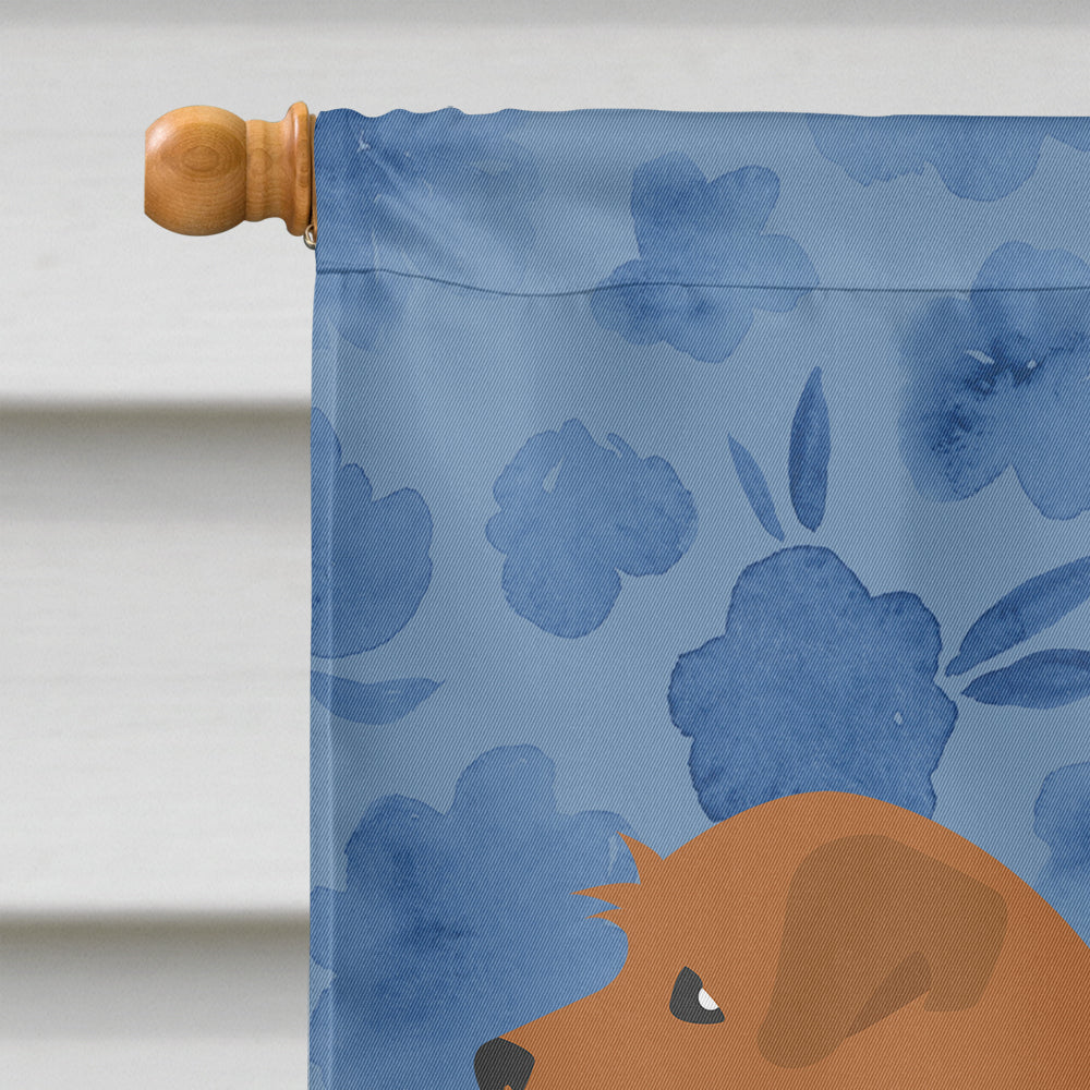 Norfolk Terrier Welcome House Flag 28x40 Porch Sleeve Pole Decorative Outside Yard Banner Artwork Wall Hanging, Polyester