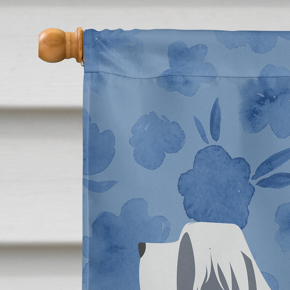 Bearded Collie Dog Welcome House Flag 28x40 Porch Sleeve Pole Decorative Outside Yard Banner Artwork Wall Hanging, Polyester