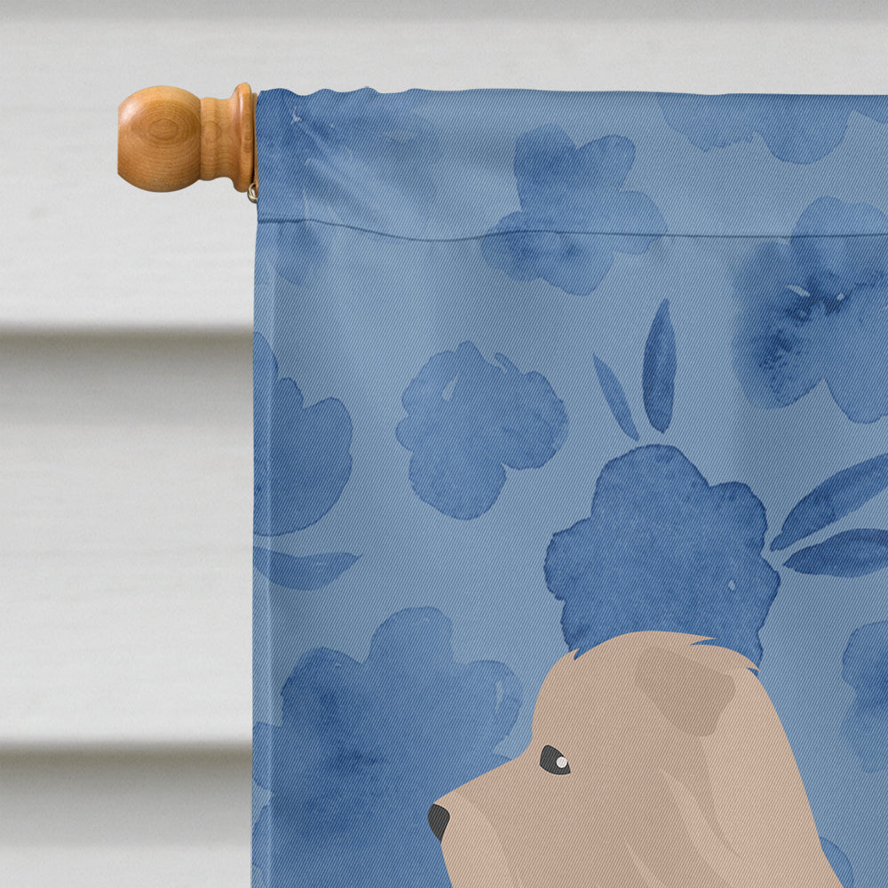 Pyrenean Shepherd Dog Welcome House Flag 28x40 Porch Sleeve Pole Decorative Outside Yard Banner Artwork Wall Hanging, Polyester