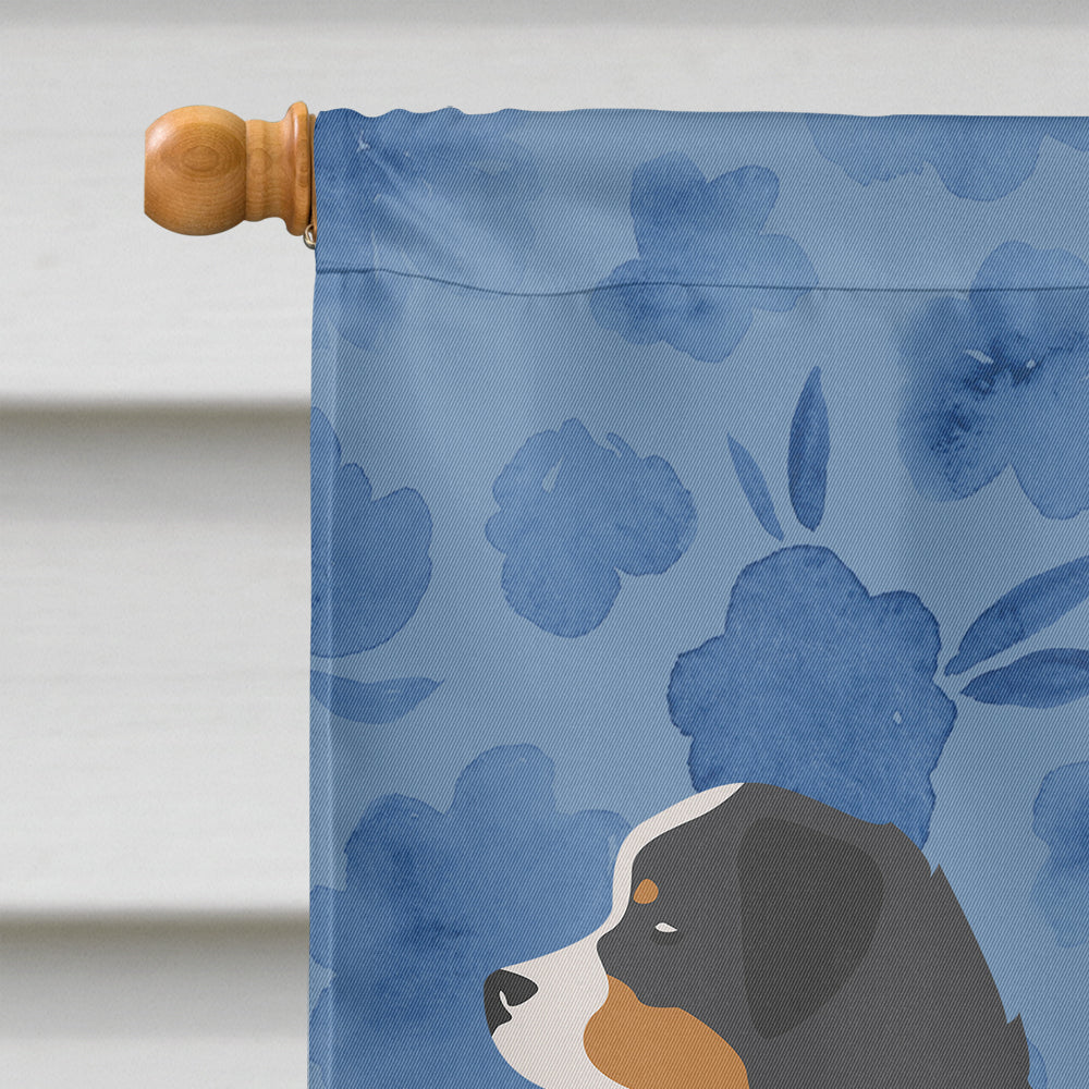 Bernese Mountain Dog Welcome House Flag 28x40 Porch Sleeve Pole Decorative Outside Yard Banner Artwork Wall Hanging, Polyester