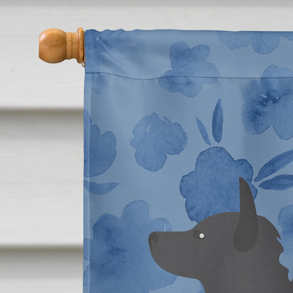 Croatian Sheepdog Welcome House Flag 28x40 Porch Sleeve Pole Decorative Outside Yard Banner Artwork Wall Hanging, Polyester