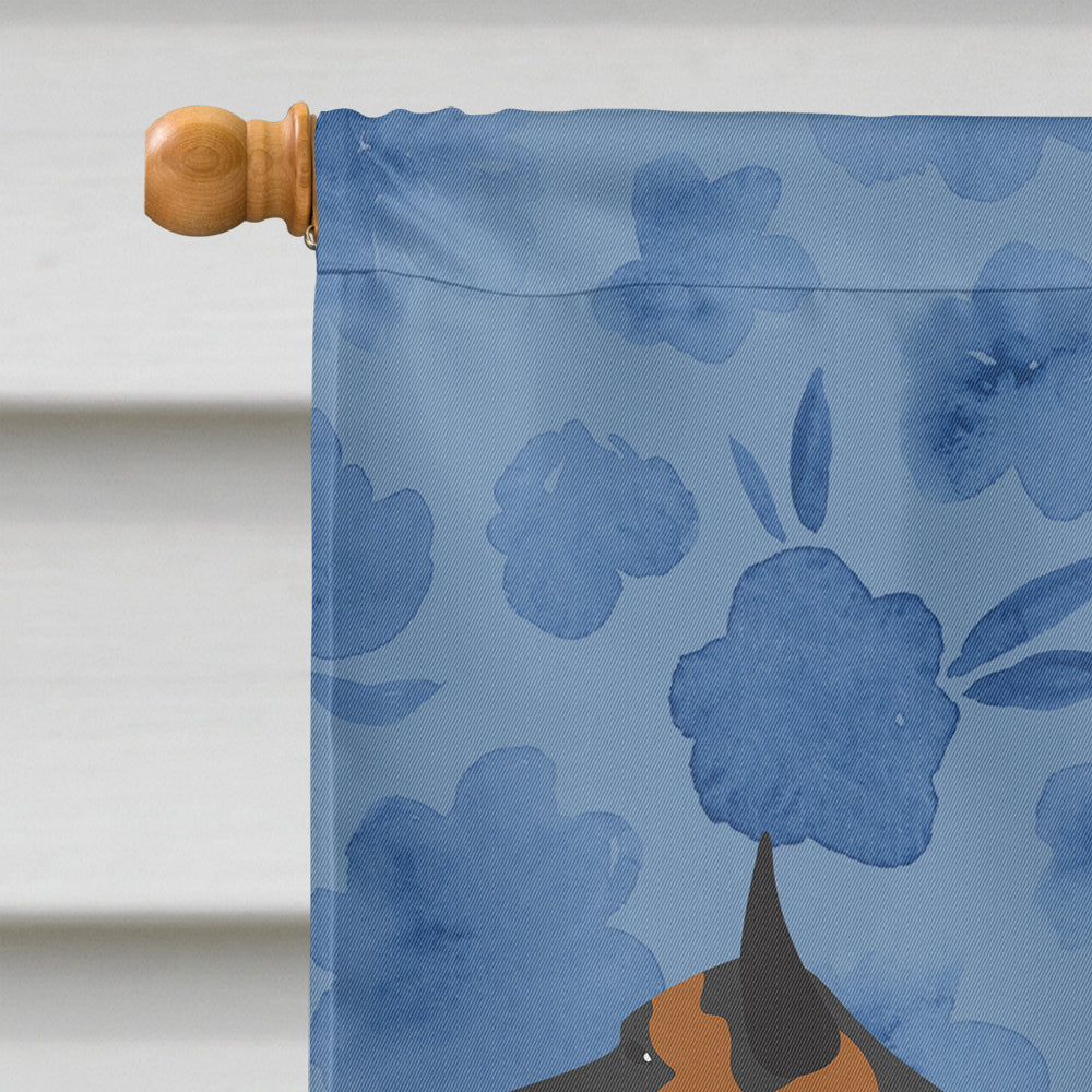 German Shepherd Welcome House Flag 28x40 Porch Sleeve Pole Decorative Outside Yard Banner Artwork Wall Hanging, Polyester