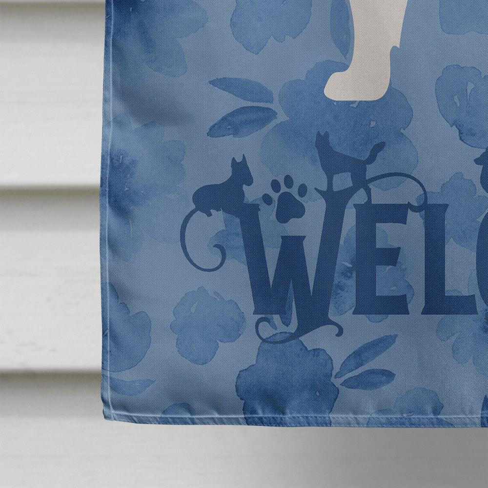 Polish Tatra Sheepdog Welcome House Flag 28x40 Porch Sleeve Pole Decorative Outside Yard Banner Artwork Wall Hanging, Polyester