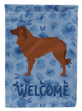 Portuguese Sheepdog Dog Welcome House Flag 28x40 Porch Sleeve Pole Decorative Outside Yard Banner Artwork Wall Hanging, Polyester