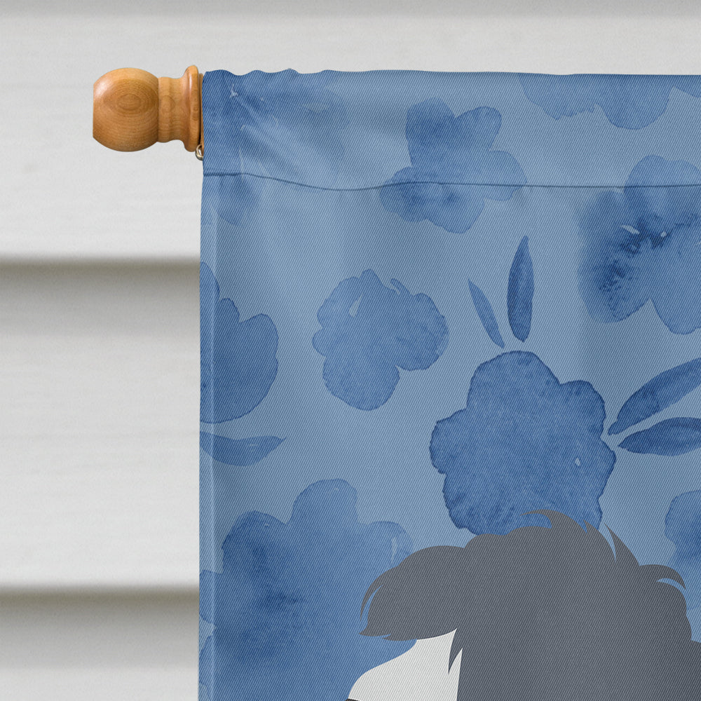 Lowchen Welcome House Flag 28x40 Porch Sleeve Pole Decorative Outside Yard Banner Artwork Wall Hanging, Polyester