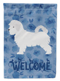 Maltese Welcome House Flag 28x40 Porch Sleeve Pole Decorative Outside Yard Banner Artwork Wall Hanging, Polyester
