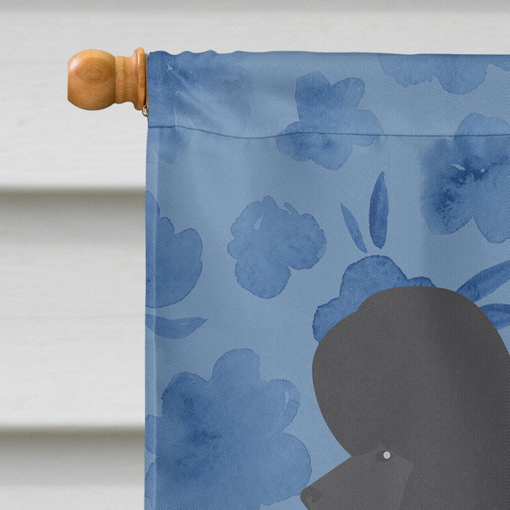 Poodle Welcome House Flag 28x40 Porch Sleeve Pole Decorative Outside Yard Banner Artwork Wall Hanging, Polyester