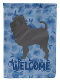 Affenpinscher Welcome House Flag 28x40 Porch Sleeve Pole Decorative Outside Yard Banner Artwork Wall Hanging, Polyester