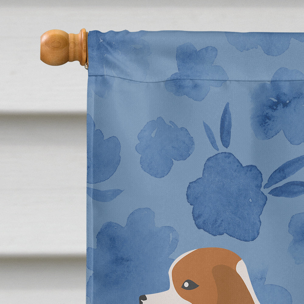 Cavalier King Charles Spaniel Welcome House Flag 28x40 Porch Sleeve Pole Decorative Outside Yard Banner Artwork Wall Hanging, Polyester