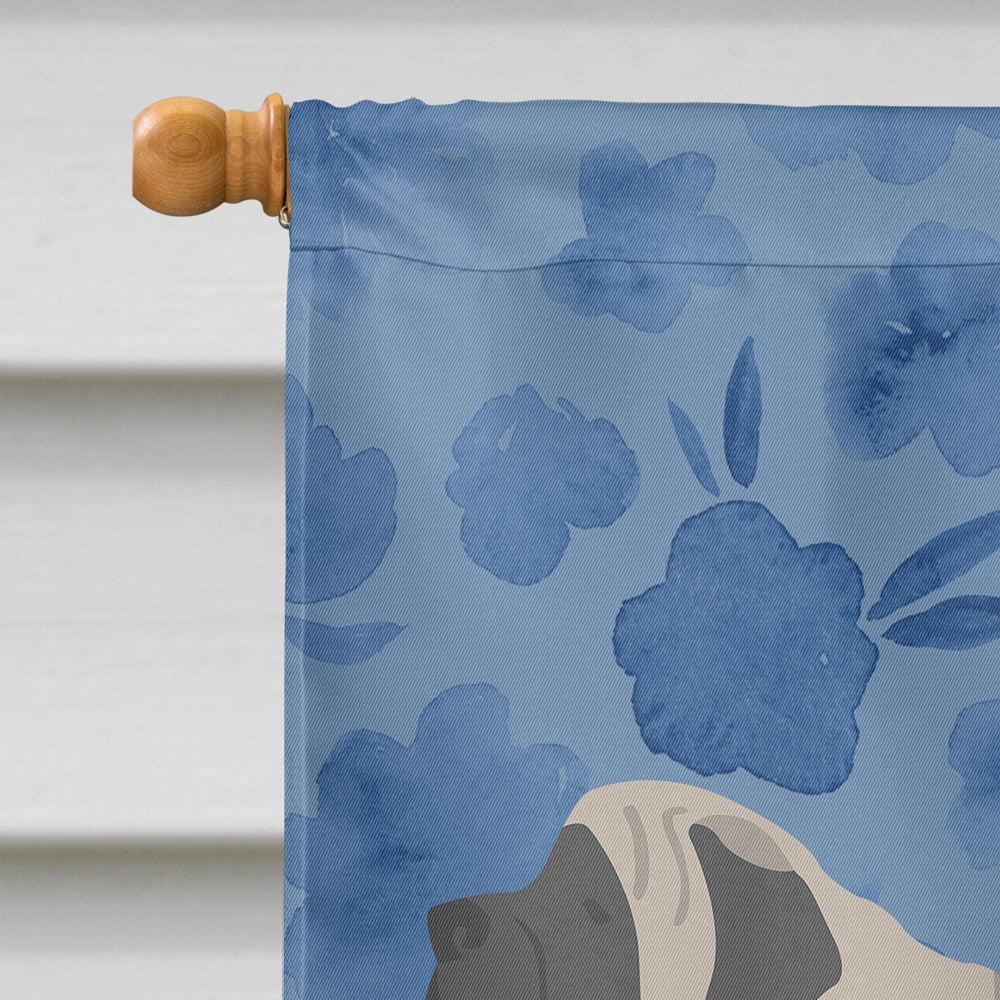 English Mastiff Welcome House Flag 28x40 Porch Sleeve Pole Decorative Outside Yard Banner Artwork Wall Hanging, Polyester