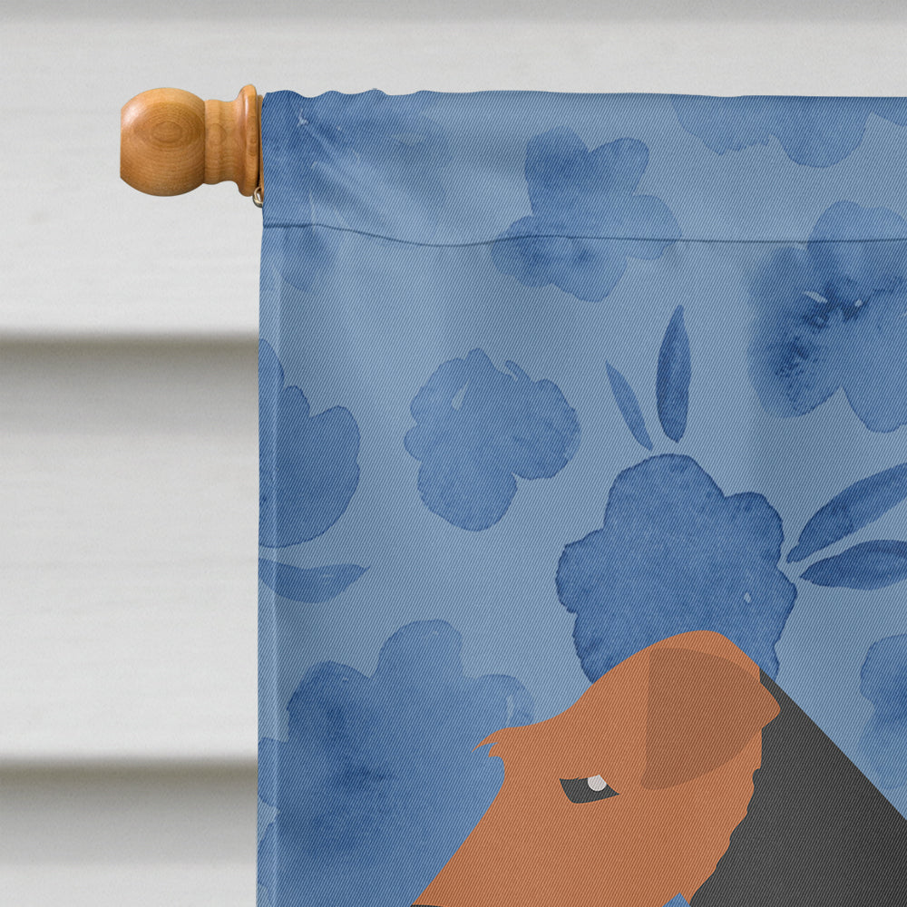 Airedale Terrier Welcome House Flag 28x40 Porch Sleeve Pole Decorative Outside Yard Banner Artwork Wall Hanging, Polyester