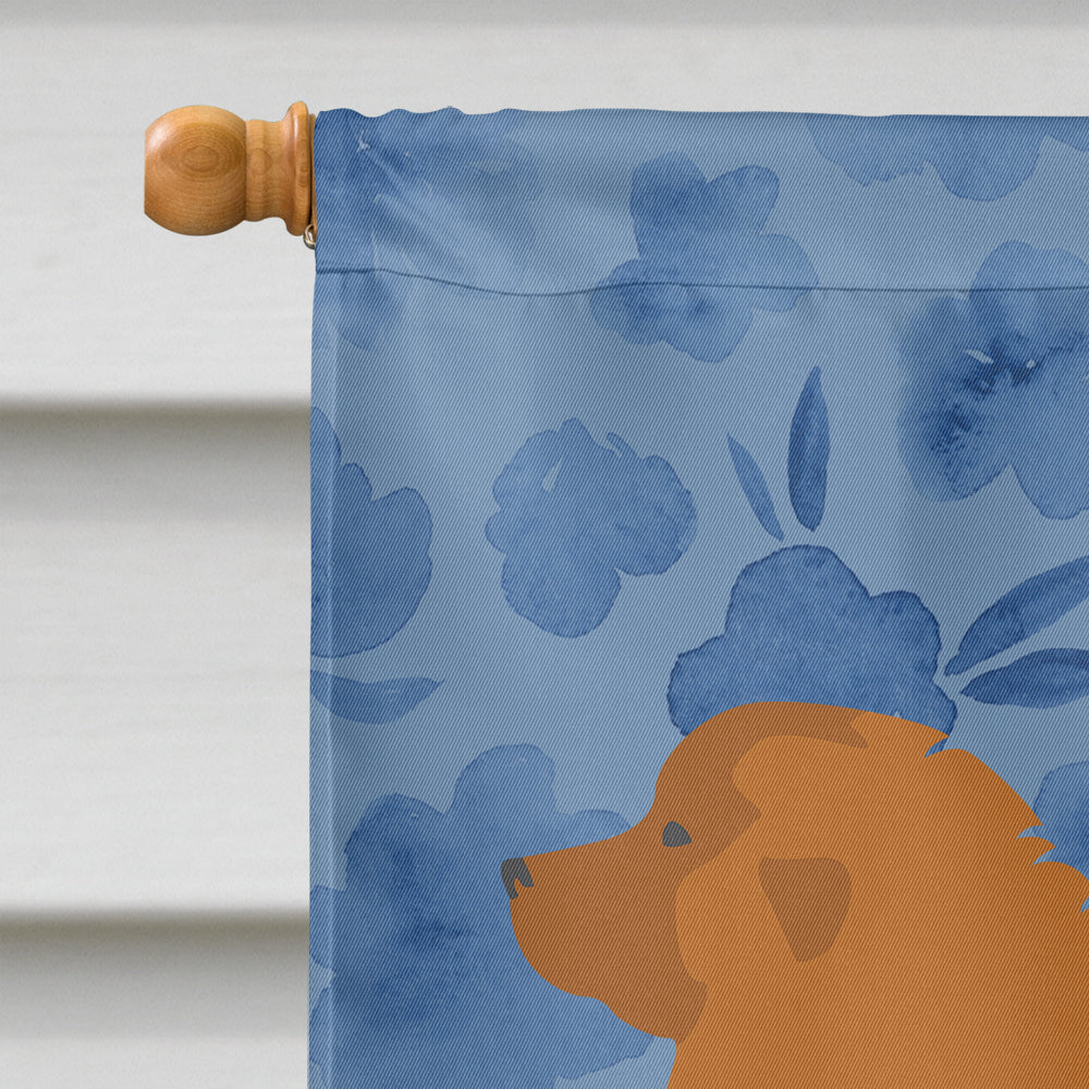 Leonberger Welcome House Flag 28x40 Porch Sleeve Pole Decorative Outside Yard Banner Artwork Wall Hanging, Polyester