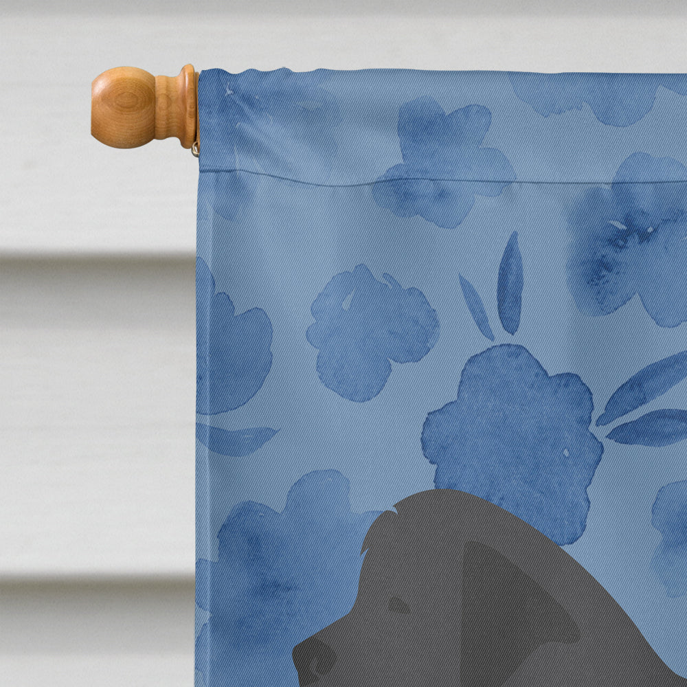 Newfoundland Welcome House Flag 28x40 Porch Sleeve Pole Decorative Outside Yard Banner Artwork Wall Hanging, Polyester