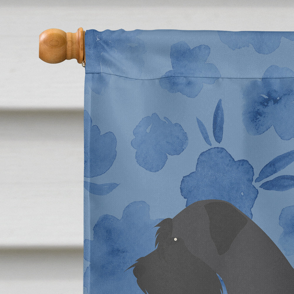 Giant Schnauzer Welcome House Flag 28x40 Porch Sleeve Pole Decorative Outside Yard Banner Artwork Wall Hanging, Polyester