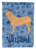 Fila Brasileiro Welcome House Flag 28x40 Porch Sleeve Pole Decorative Outside Yard Banner Artwork Wall Hanging, Polyester