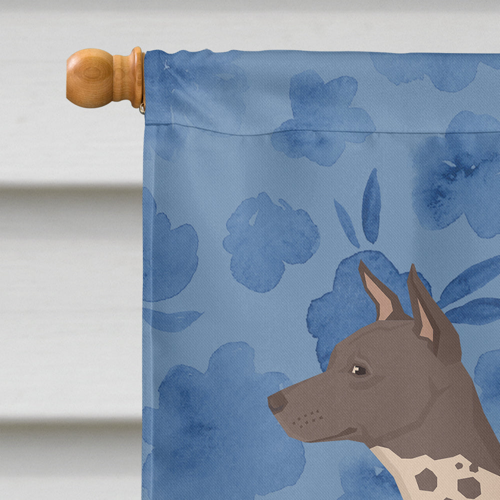 American Hairless Terrier Welcome House Flag 28x40 Porch Sleeve Pole Decorative Outside Yard Banner Artwork Wall Hanging, Polyester