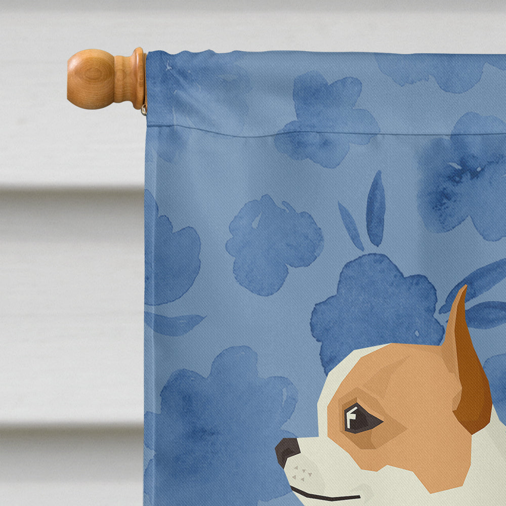 Chihuahua Welcome House Flag 28x40 Porch Sleeve Pole Decorative Outside Yard Banner Artwork Wall Hanging, Polyester