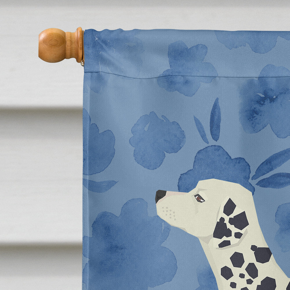 Dalmatian Welcome House Flag 28x40 Porch Sleeve Pole Decorative Outside Yard Banner Artwork Wall Hanging, Polyester