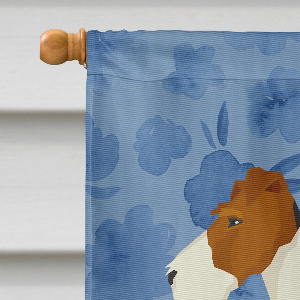 Fox Terrier Welcome House Flag 28x40 Porch Sleeve Pole Decorative Outside Yard Banner Artwork Wall Hanging, Polyester