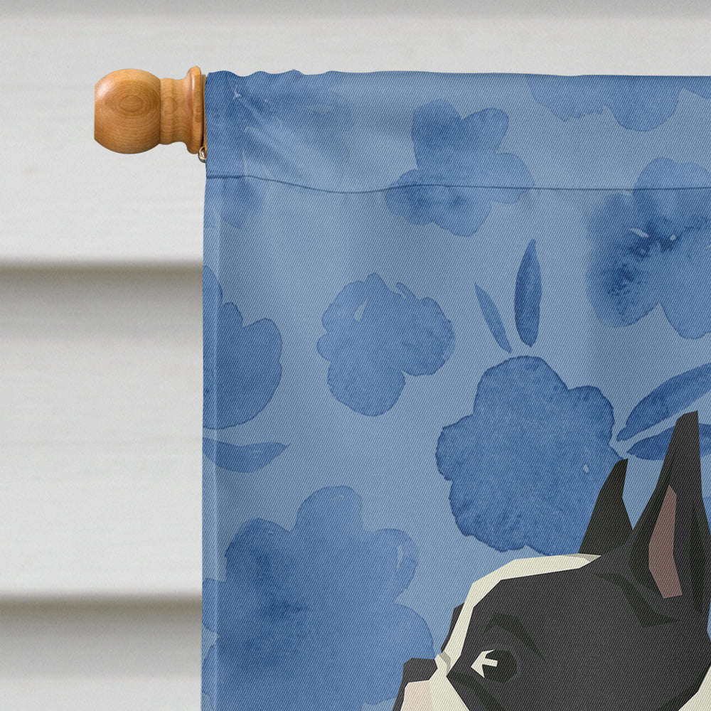 French Bulldog Welcome House Flag 28x40 Porch Sleeve Pole Decorative Outside Yard Banner Artwork Wall Hanging, Polyester