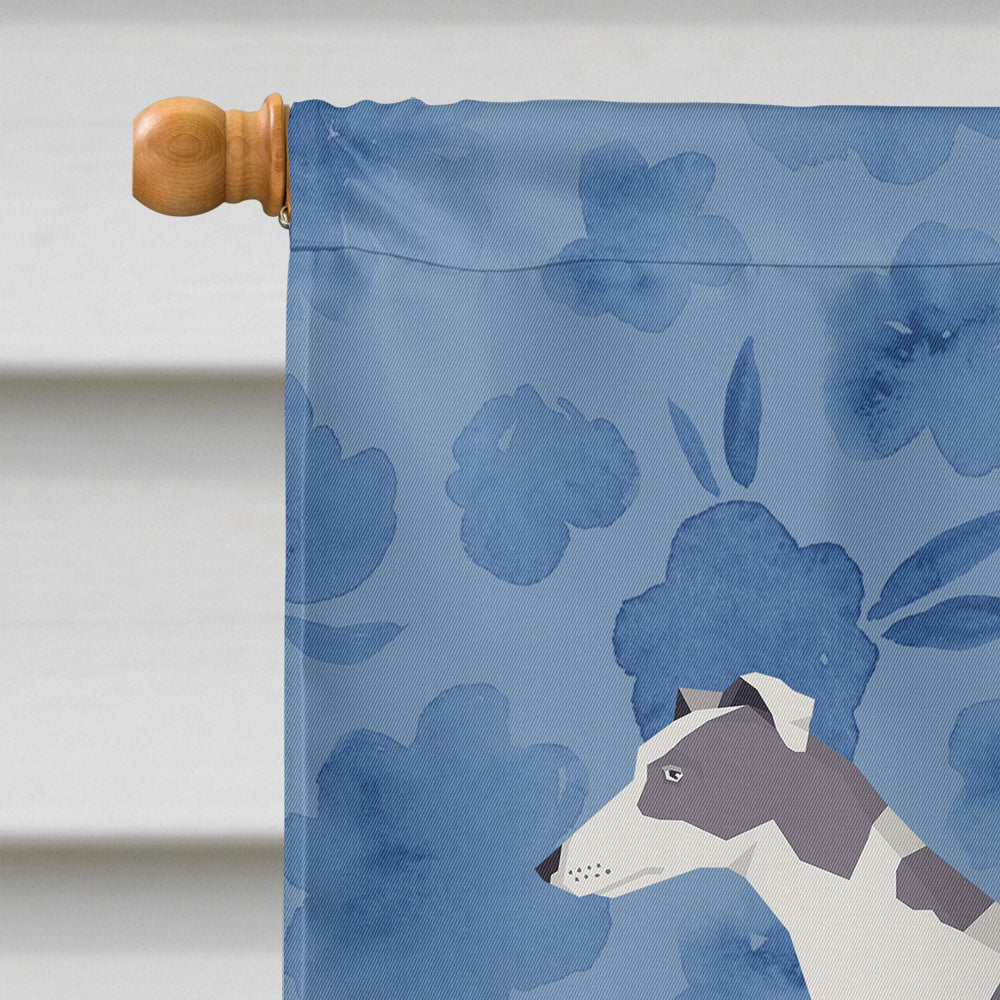 Greyhound Welcome House Flag 28x40 Porch Sleeve Pole Decorative Outside Yard Banner Artwork Wall Hanging, Polyester
