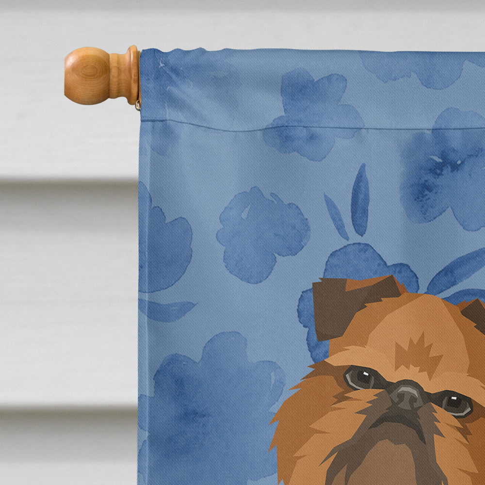 Brussels Griffon Welcome House Flag 28x40 Porch Sleeve Pole Decorative Outside Yard Banner Artwork Wall Hanging, Polyester
