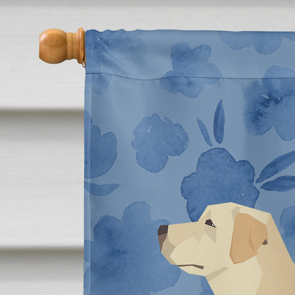Labrador Retriever Welcome House Flag 28x40 Porch Sleeve Pole Decorative Outside Yard Banner Artwork Wall Hanging, Polyester